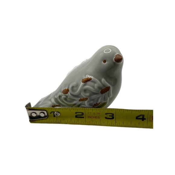 Vintage Ceramic Bird Figurine Distressed Look Decor Piece Chirp - Picture 4 of 11